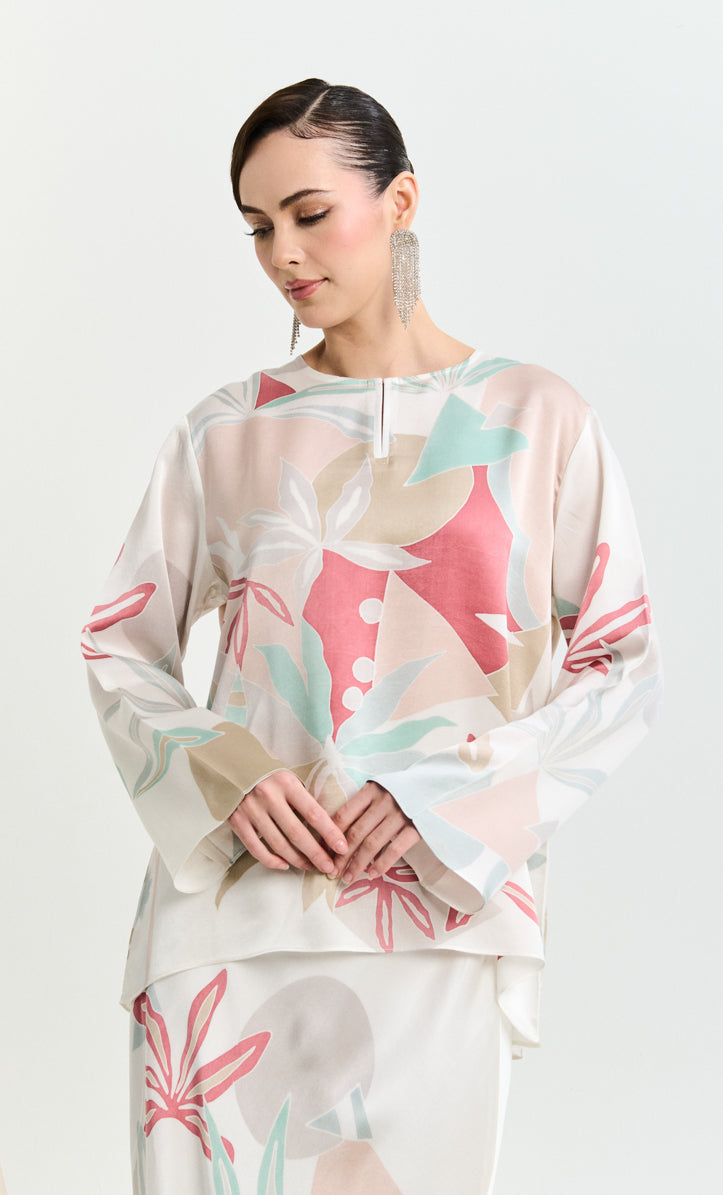 Pery Set Leher Kurung - Roma