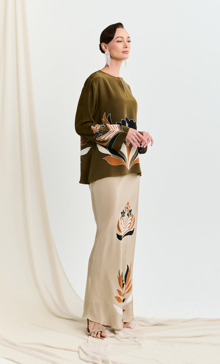 Pery Set Leher Kurung  - Bonsai