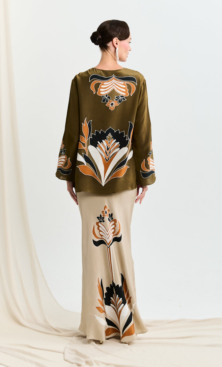 Pery Set Leher Kurung  - Bonsai