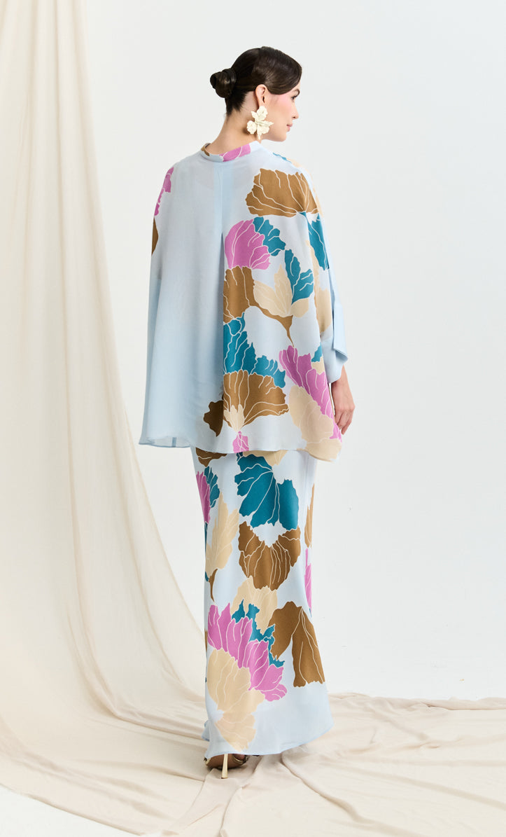 Alia Short Set - Petals Crepe Silk