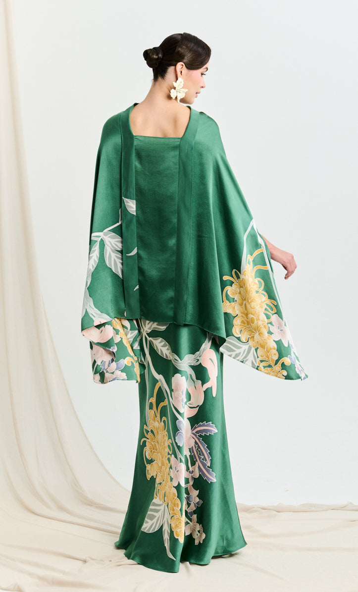 Hani Set - Wild Flower Satin Silk