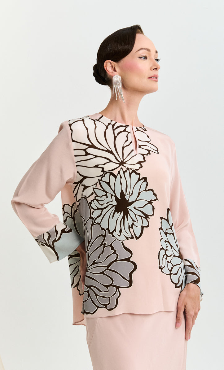 Pery Set Leher Kurung  - Dahlia