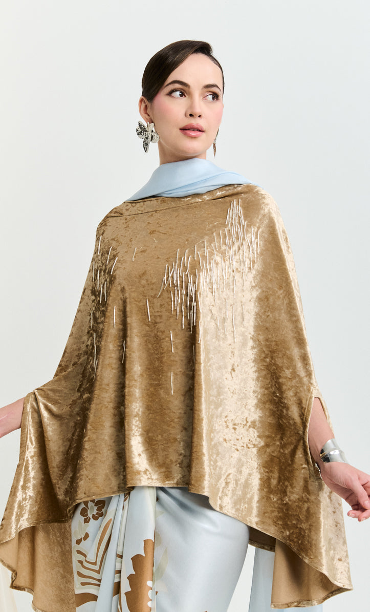 Beaded Hani Top with Bonsai Pareo
