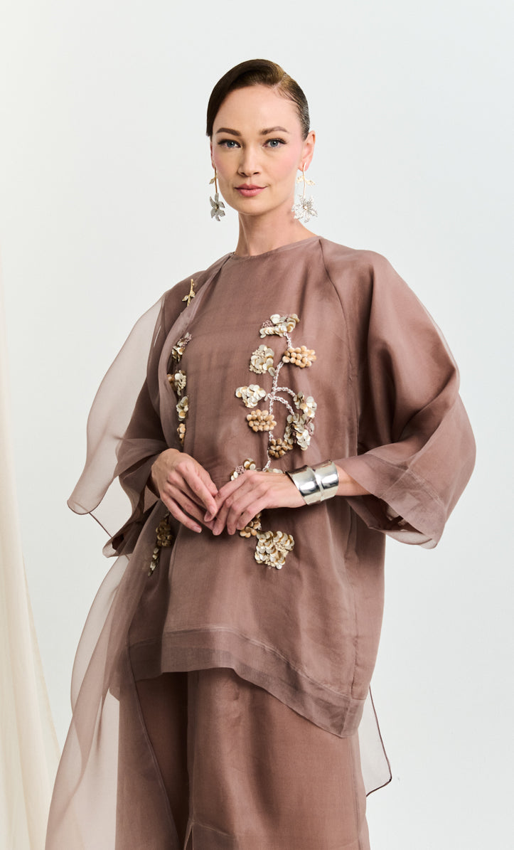 Applique and Beaded Clara Set
