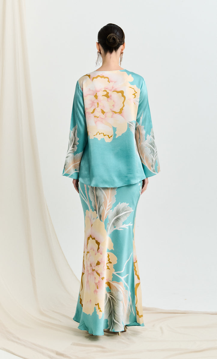 Pery Set Leher Kurung - Blossom