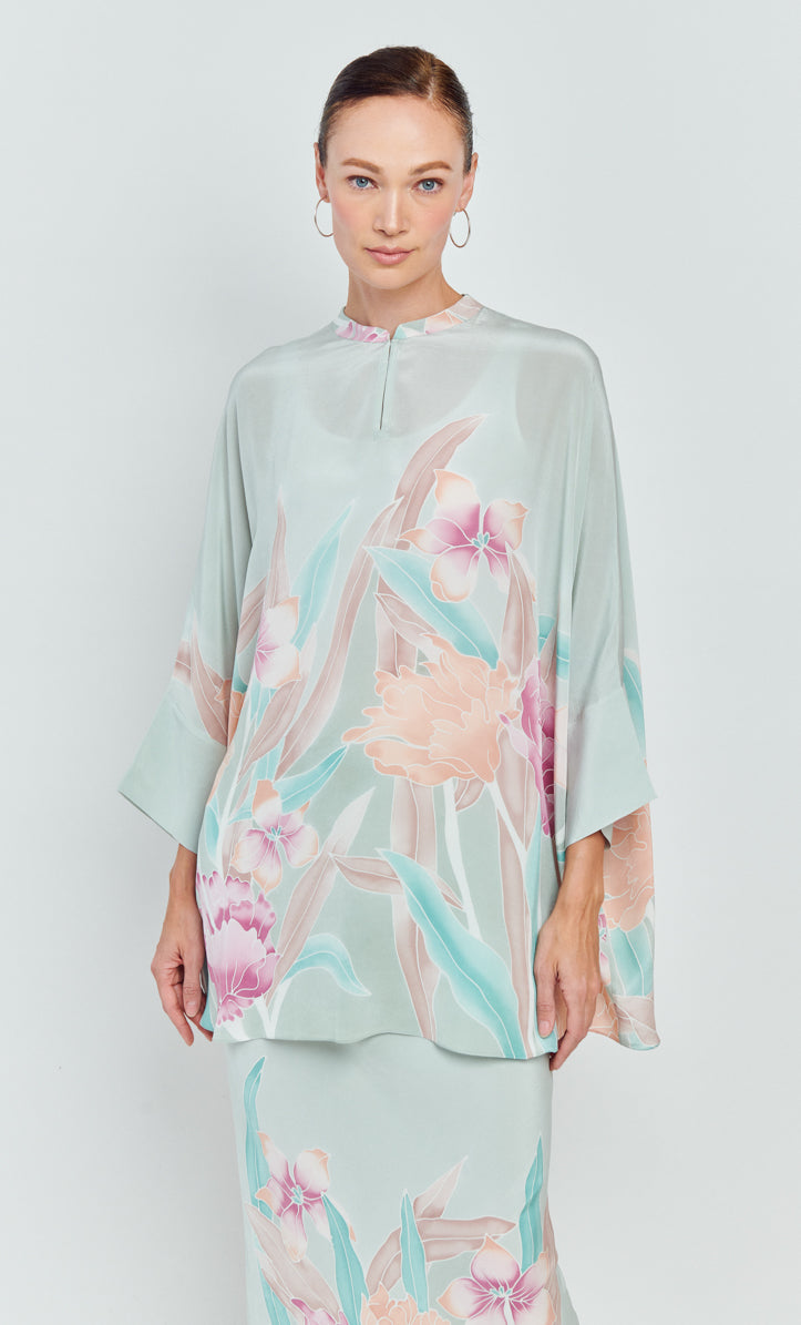 Alia Short Set - Kuntum Crepe Silk
