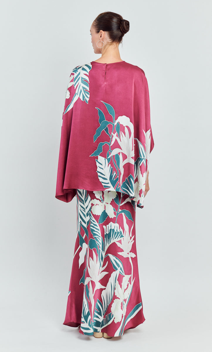 Nalia Short Set - Bauhinia Satin Silk