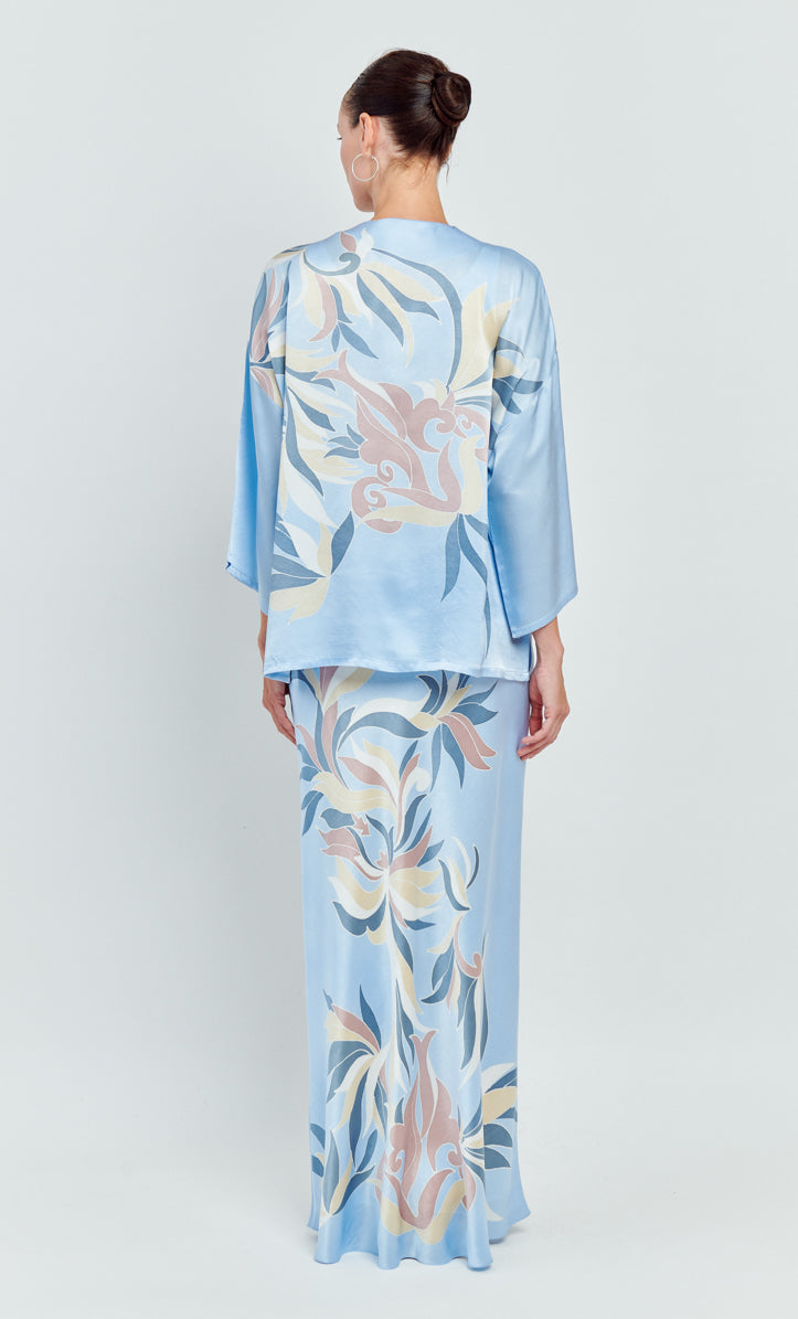 Kurung Opah Set - Clara Satin Silk