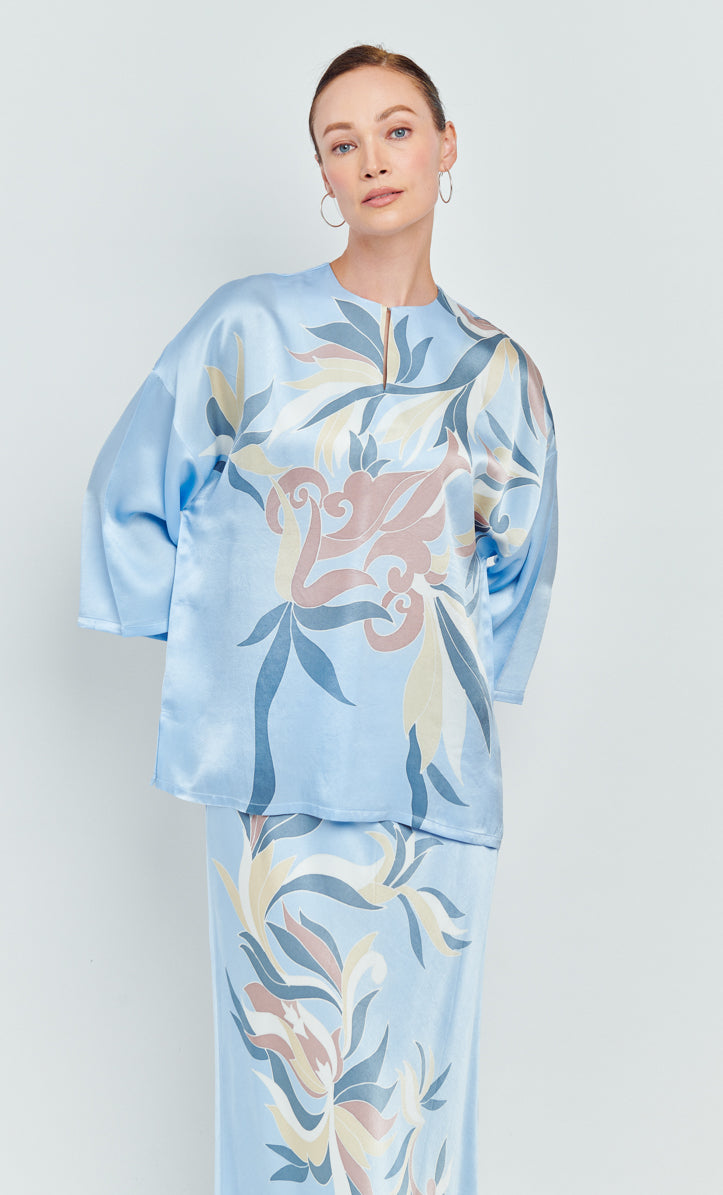 Kurung Opah Set - Clara Satin Silk