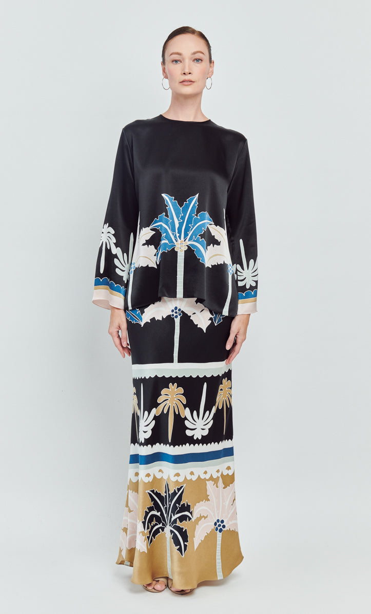 Pery Set Leher Kurung - Tribal Satin Silk