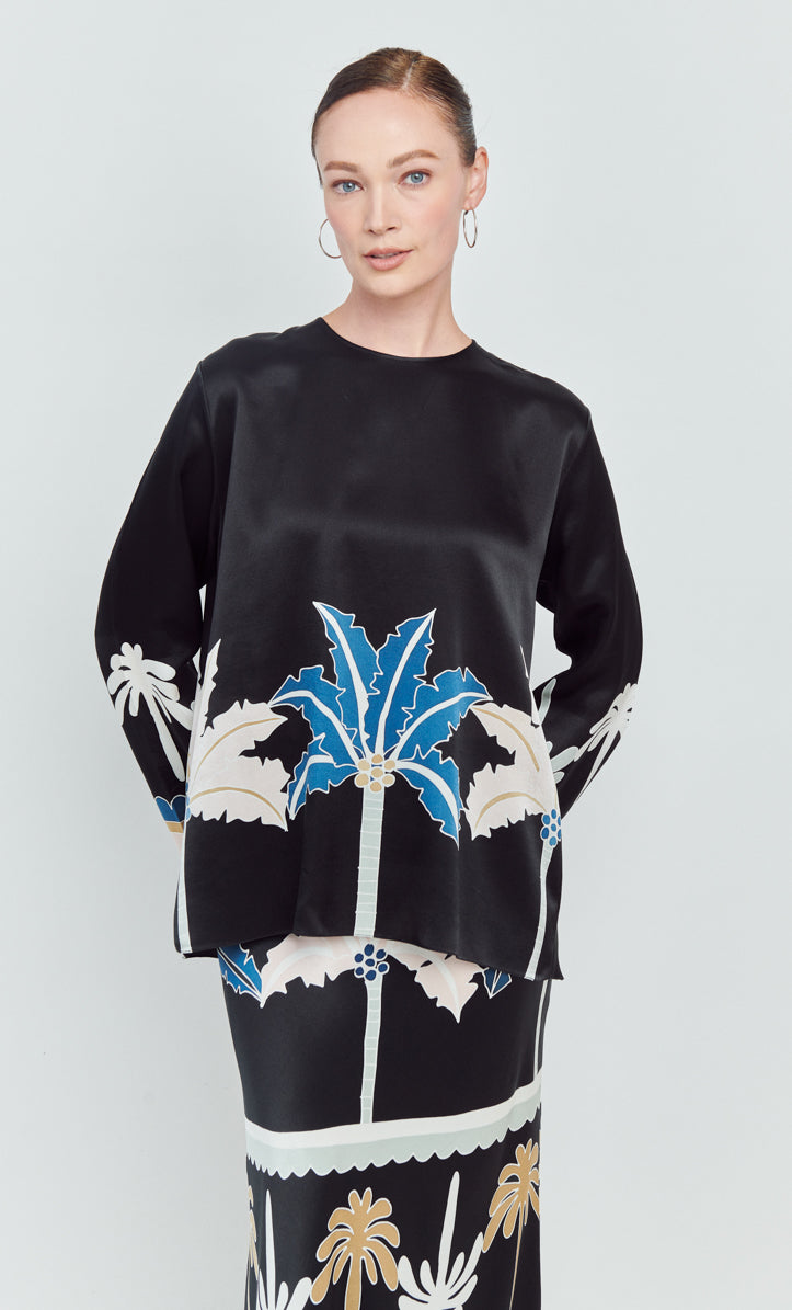 Pery Set Leher Kurung - Tribal Satin Silk