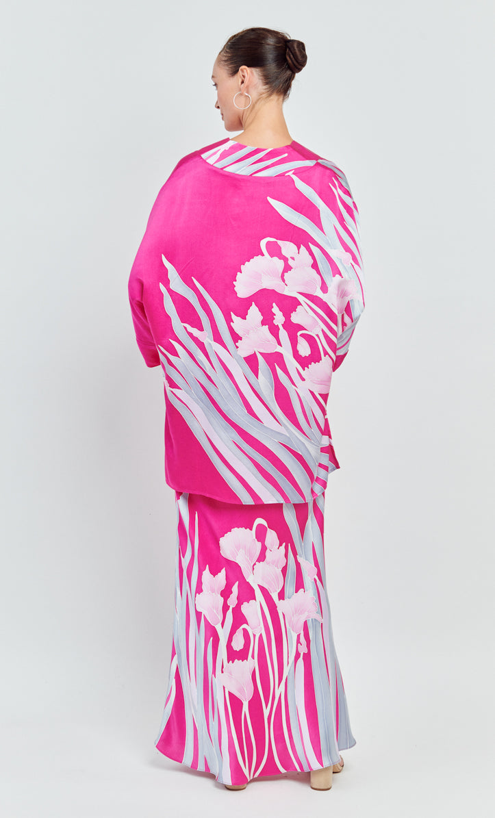 Victoria Set - Iris Satin Silk