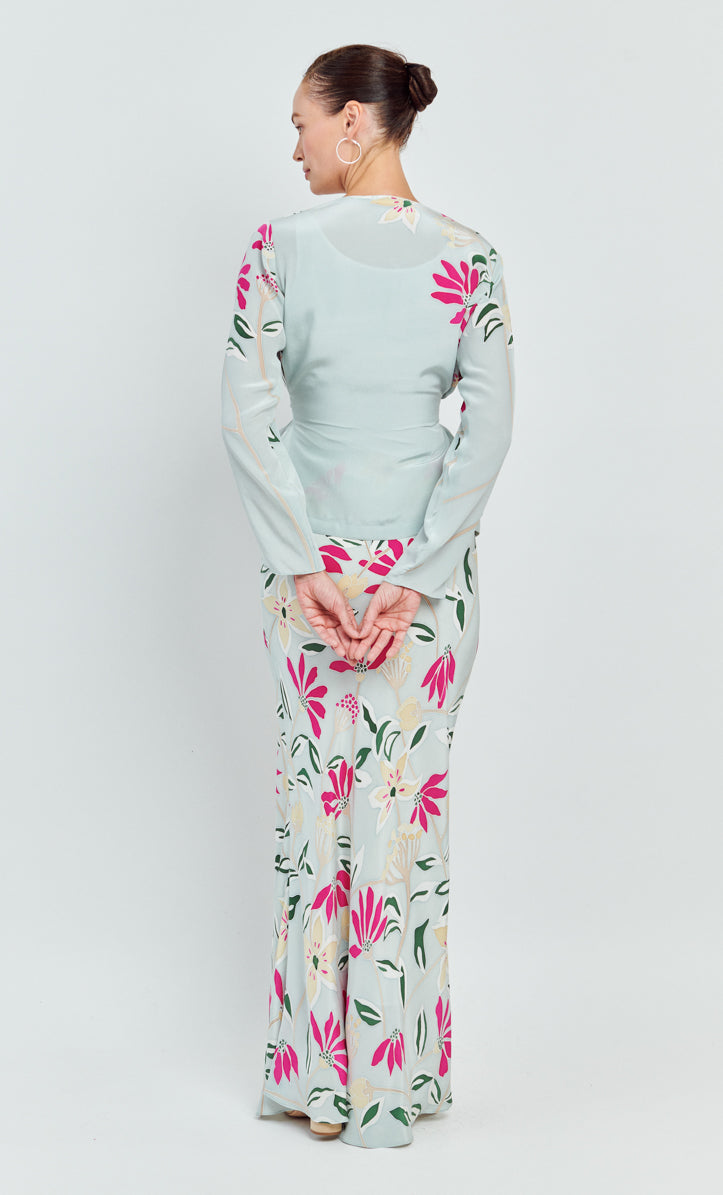 Wrap Kebaya Set - Mala Crepe Silk
