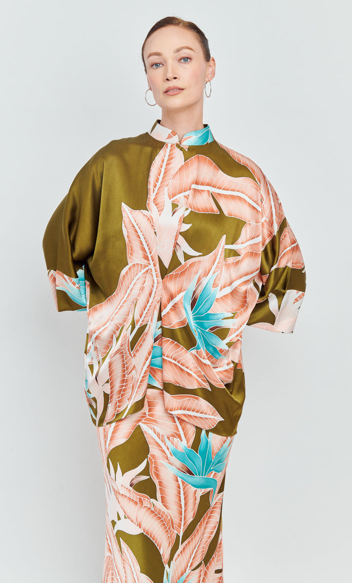 Juliana Set - Kantan Pisang Satin Silk