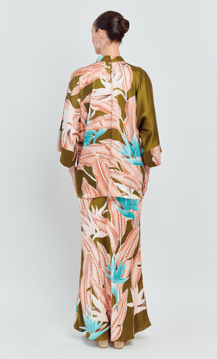 Juliana Set - Kantan Pisang Satin Silk