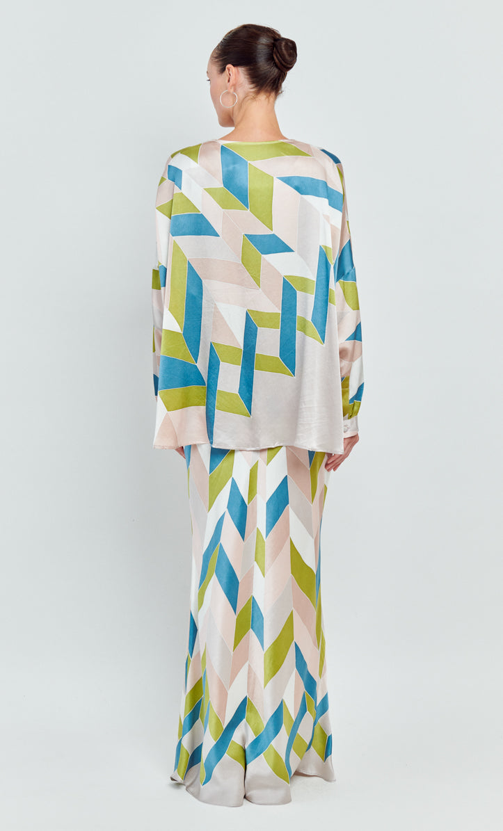 Marcella Set - Prism Satin Silk