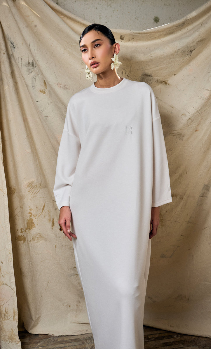 Offwhite Basic Dress