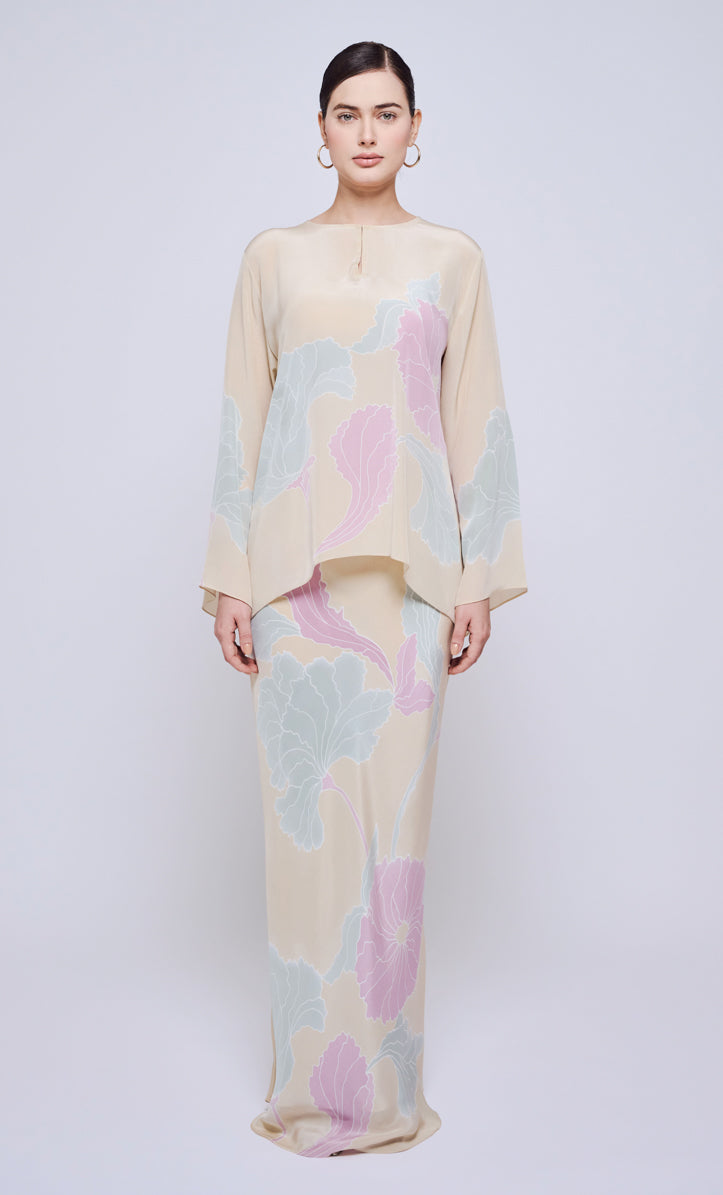 Pery Set Leher Kurung - Ervina Crepe Silk