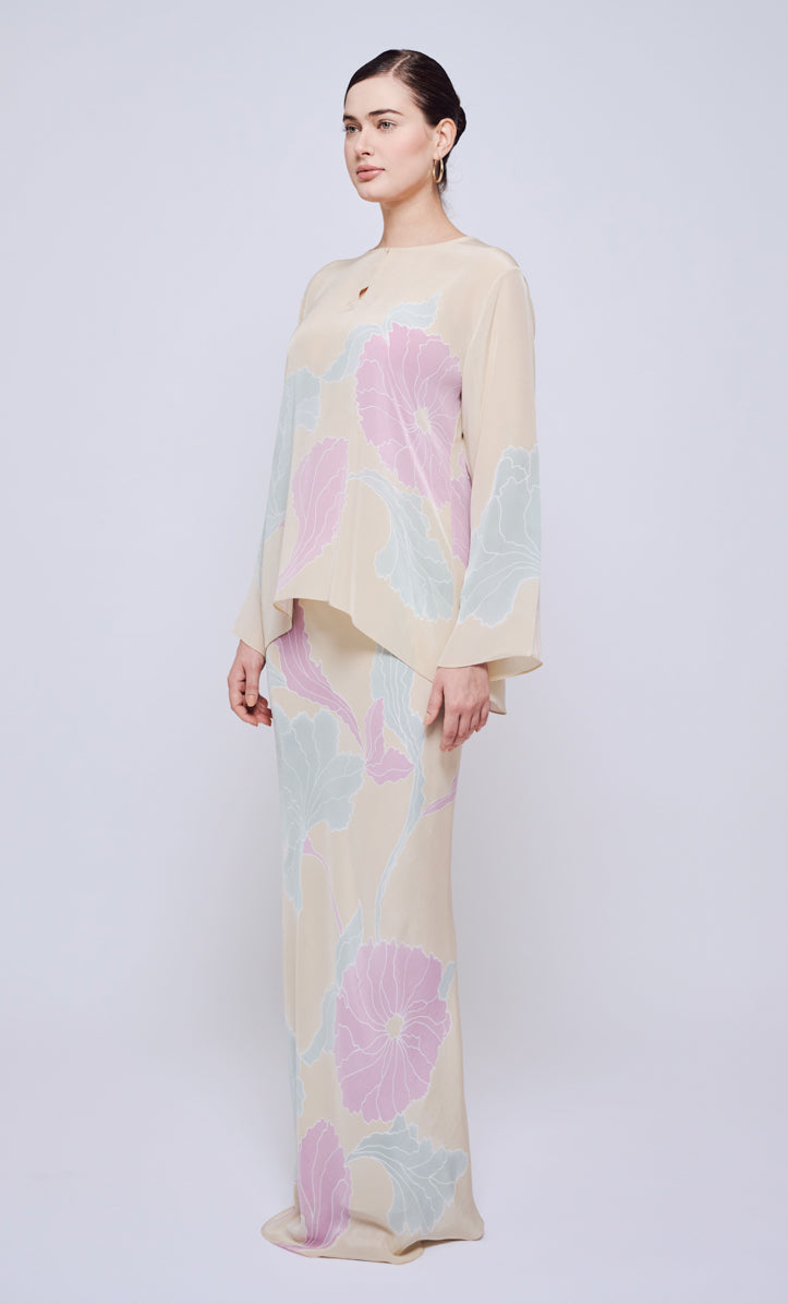 Pery Set Leher Kurung - Ervina Crepe Silk
