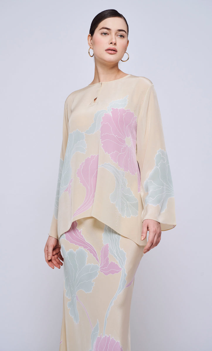 Pery Set Leher Kurung - Ervina Crepe Silk