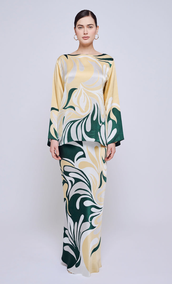 Pery Set Boat Neck - Gelora Satin Silk