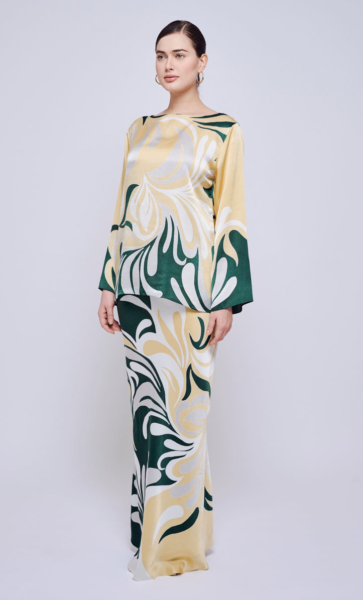 Pery Set Boat Neck - Gelora Satin Silk