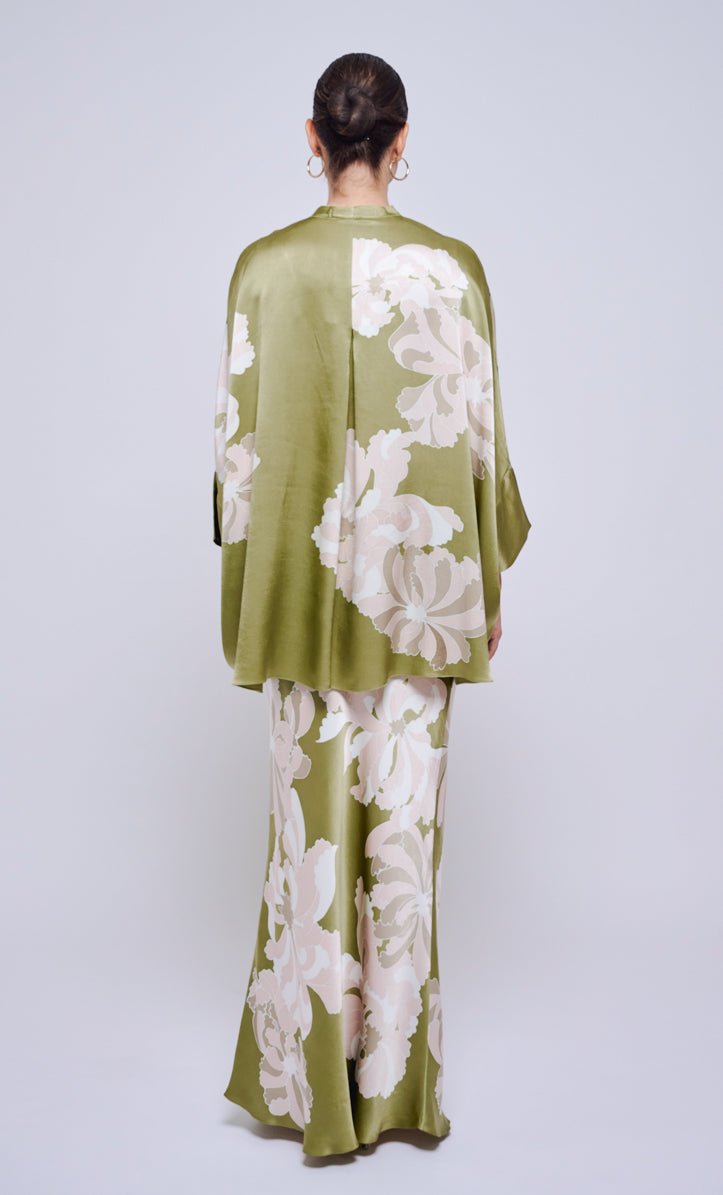 Alia Short Set - Cloudy Satin Silk