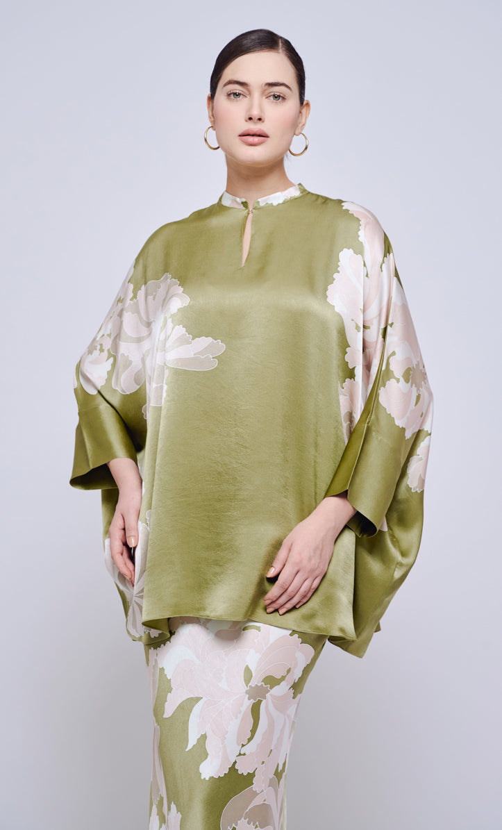 Alia Short Set - Cloudy Satin Silk