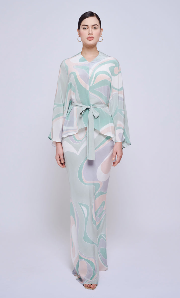 Camelia Set - Wave Crepe Silk