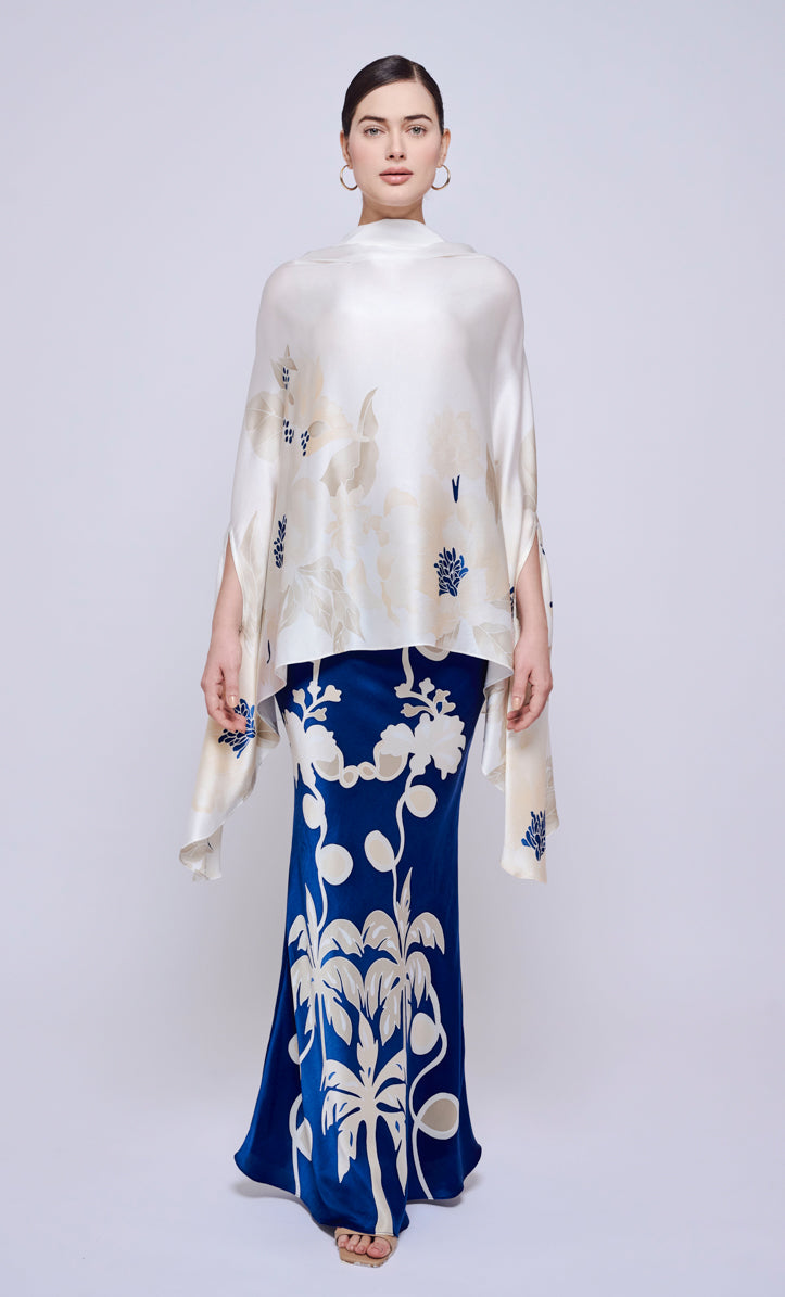 Hani Set - Botanic Palmflo Satin Silk