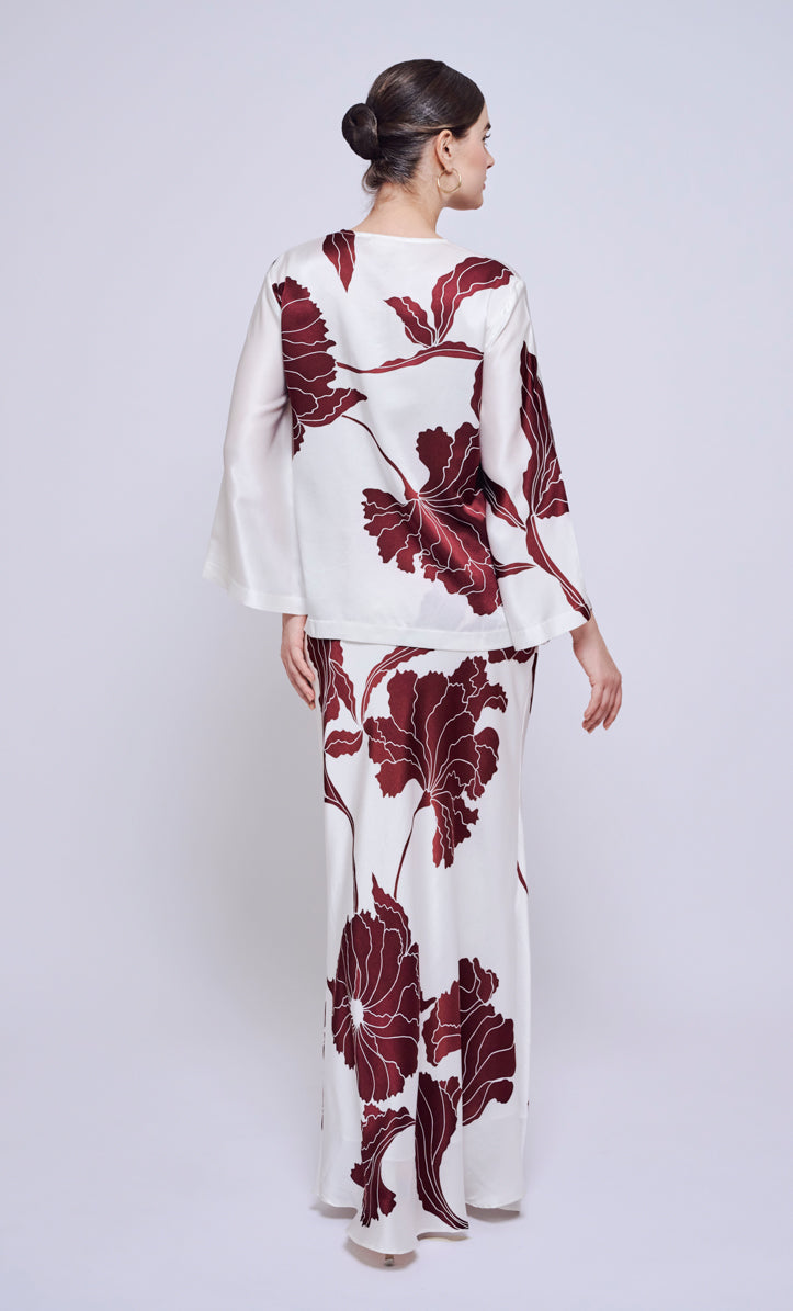 Kurung Kedah Set - Ervina Satin Silk