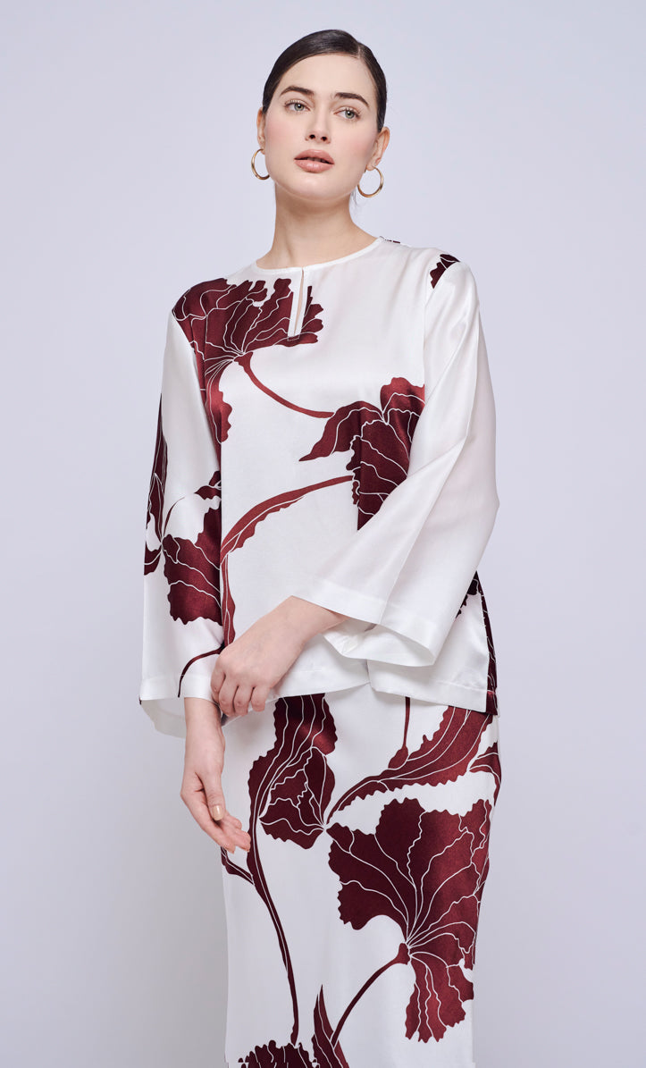 Kurung Kedah Set - Ervina Satin Silk