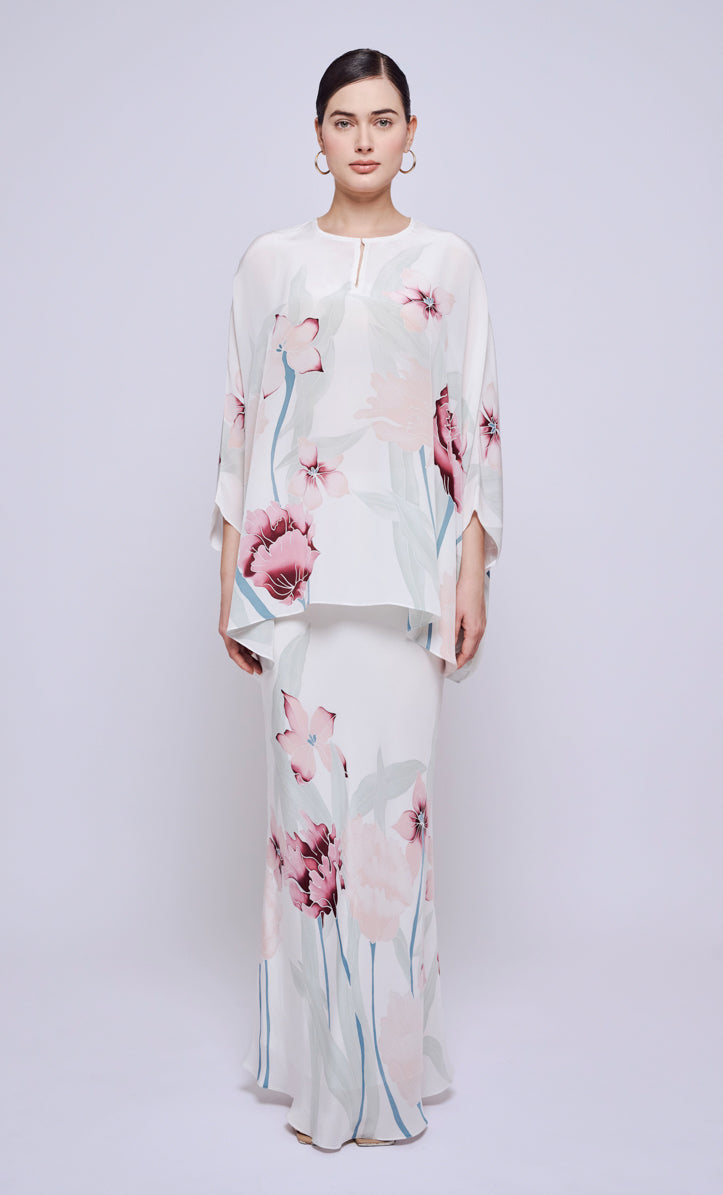 Nalia Short Set - Kuntum Crepe Silk