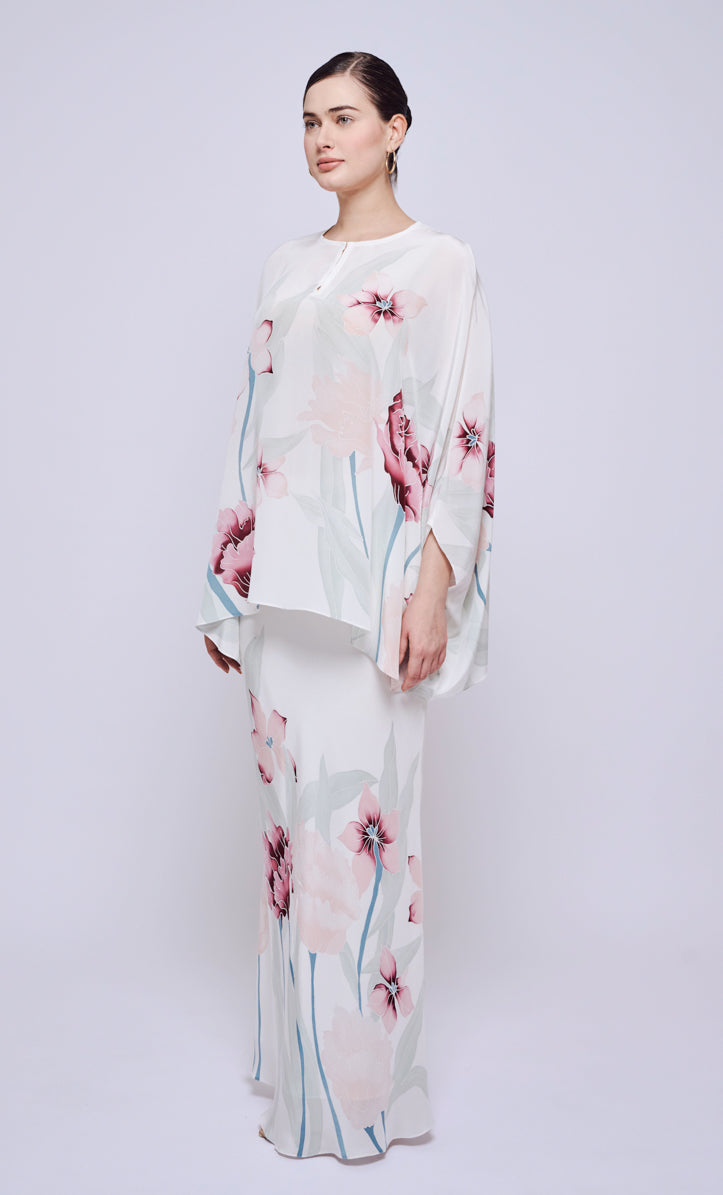 Nalia Short Set - Kuntum Crepe Silk