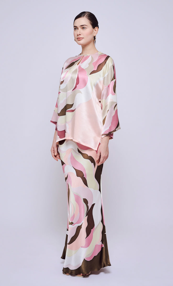 Kurung Opah Set - Rossy Satin Silk