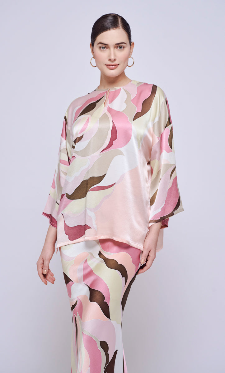 Kurung Opah Set - Rossy Satin Silk