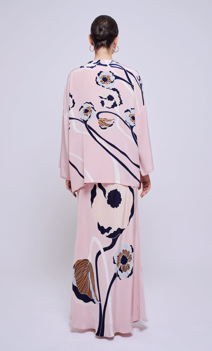 Kurung Opah Set - Poppy 2.0 Crepe Silk