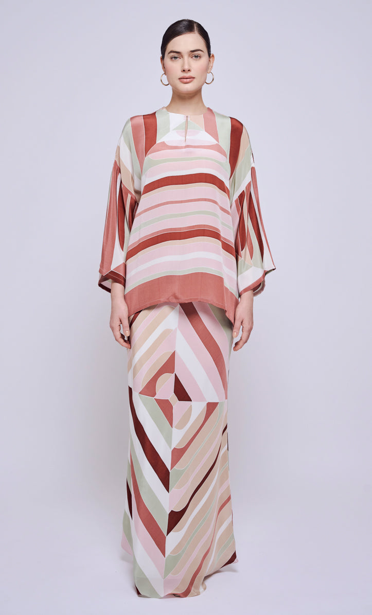 Kurung Opah Set - Vision Crepe Silk