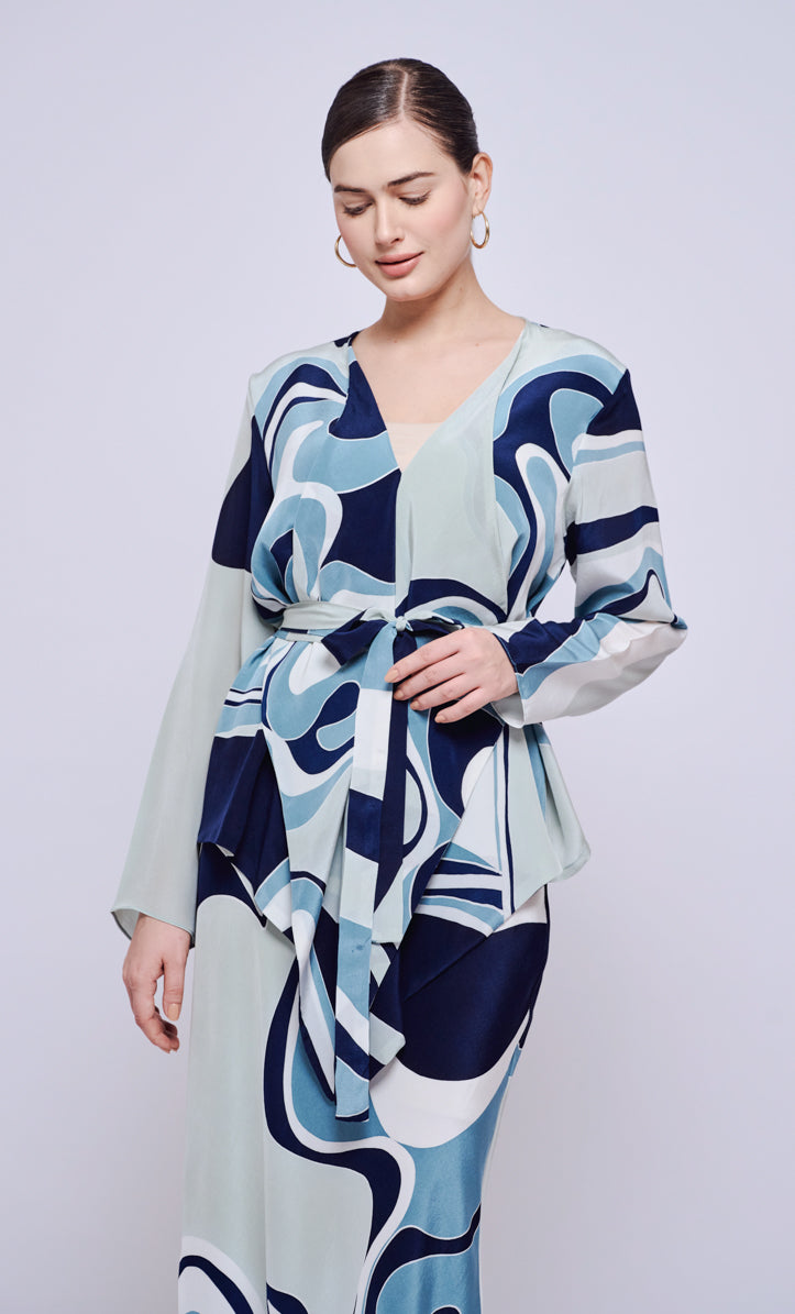 Thea Set - Wave Crepe Silk