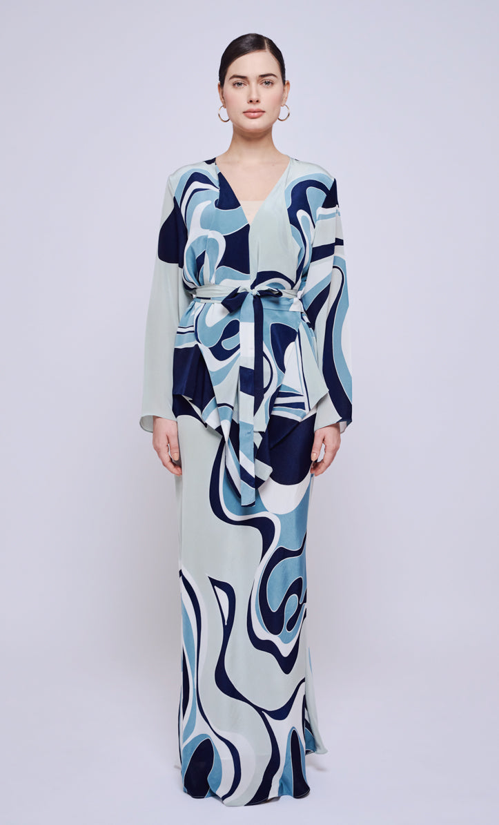 Thea Set - Wave Crepe Silk