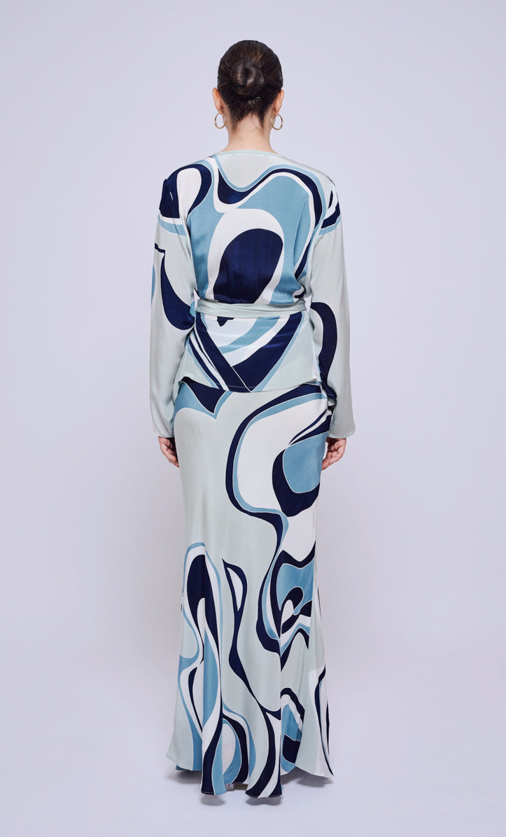 Thea Set - Wave Crepe Silk