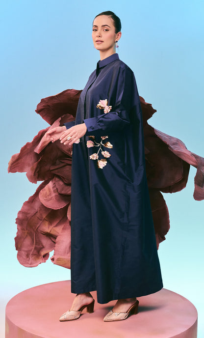 Beaded Navy Blue Rossa 3.0 Dress