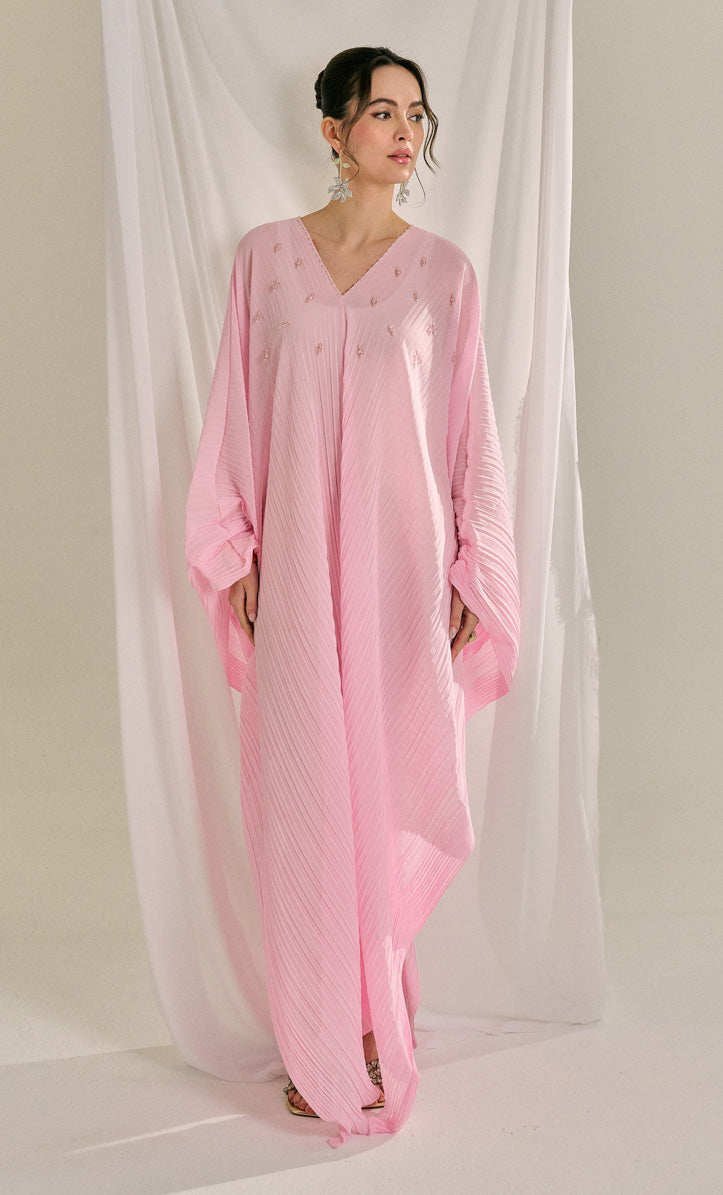 Beaded Pink Inara Dress