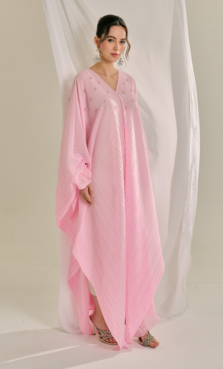 Beaded Pink Inara Dress