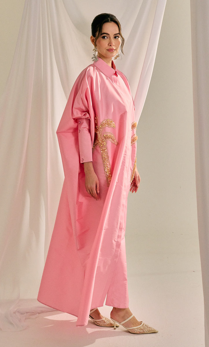 Beaded Palm Josie Dress