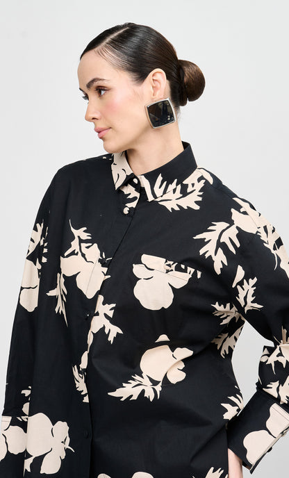 Jane Top With Tapered Pants – Flowers Cotton