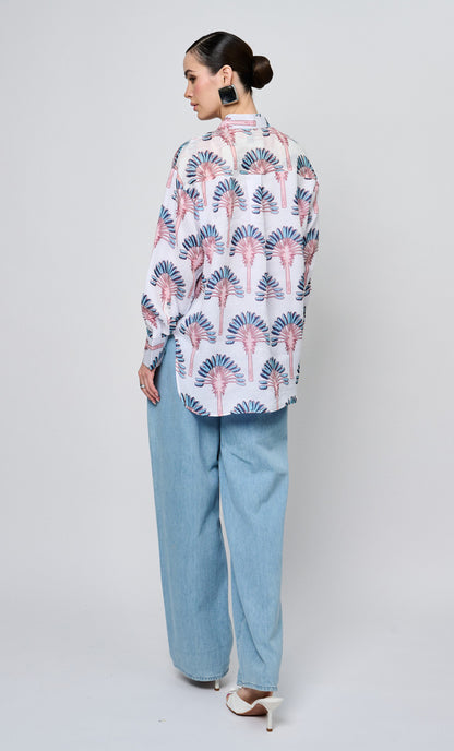 Blue Palm Else Shirt Top