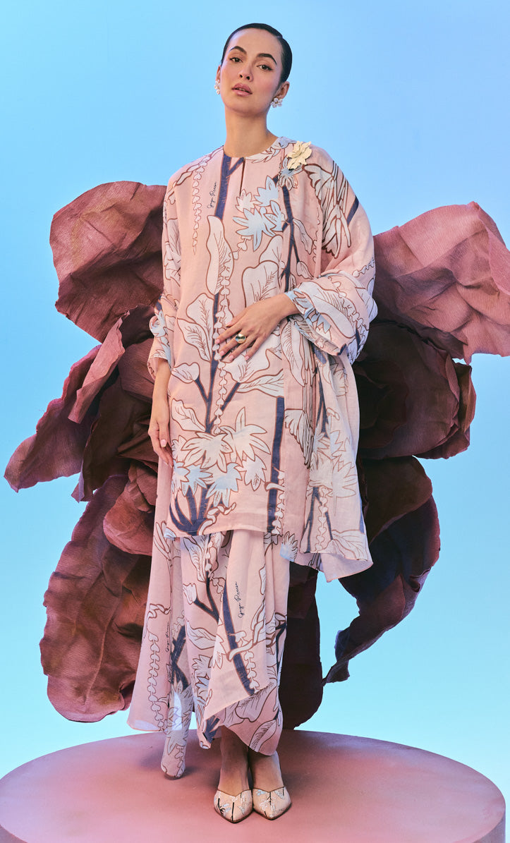 Long Kurung Opah Set - Rivera