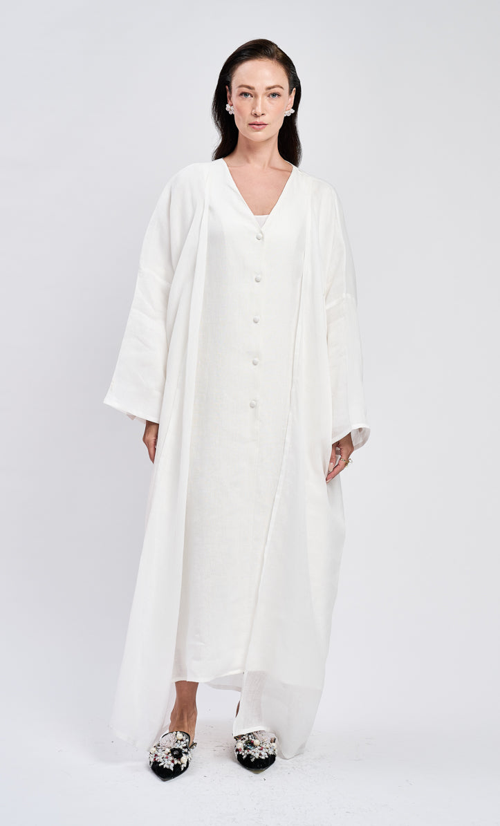 Blue Banana Tree Abaya Dress