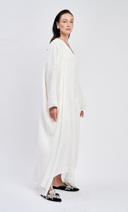 Blue Banana Tree Abaya Dress
